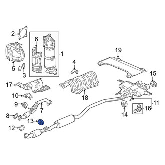 Honda OE - Exhaust System Hanger