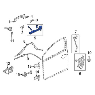 Honda OE - Front Right Exterior Door Handle Base