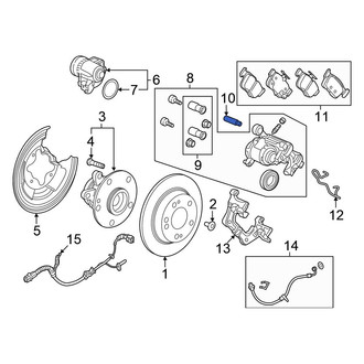 Honda OE - Front Lower Disc Brake Caliper Pin