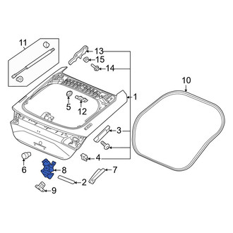 Honda OE - Rear Liftgate Latch