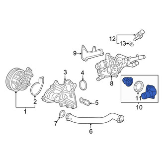 Honda OE - Engine Coolant Thermostat Kit