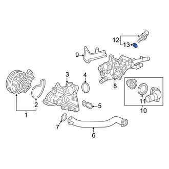 Honda OE - Engine Coolant Temperature Sensor O-Ring