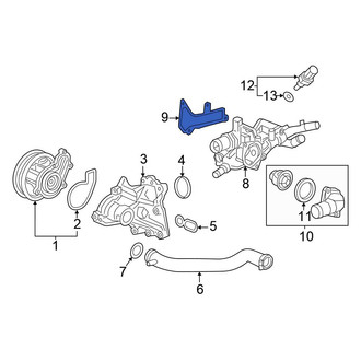Honda OE - Engine Coolant Thermostat Housing Gasket