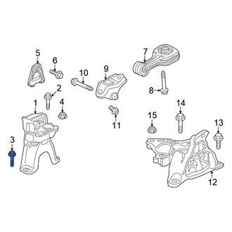 Honda OE - Engine Mount Bolt