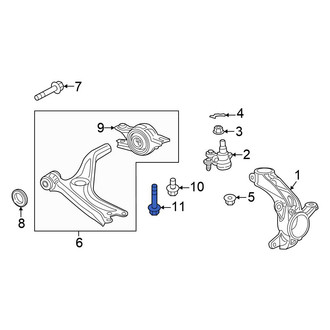 Honda OE - Suspension Control Arm Bolt