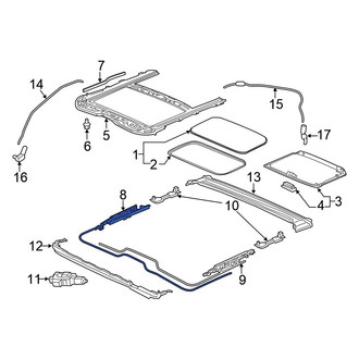 Honda OE - Right Sunroof Cable