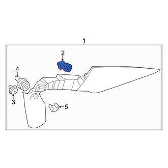 Honda OE - Center Quarter Panel Trim Panel Clip