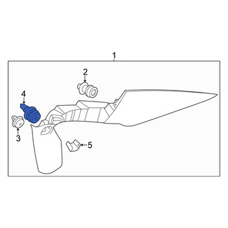 Honda OE - Deck Lid Trim Clip
