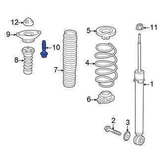 Honda OE - Suspension Shock Absorber Mounting Bolt