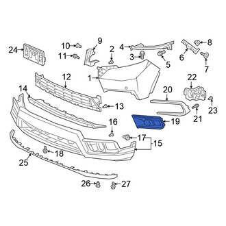 Honda OE - Front Left Fog Light Trim