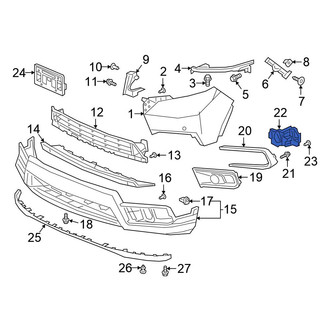 Honda OE - Right Fog Light Bracket