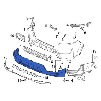 Honda OE - Front Lower Bumper Cover