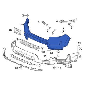 Honda OE - Front Bumper Cover