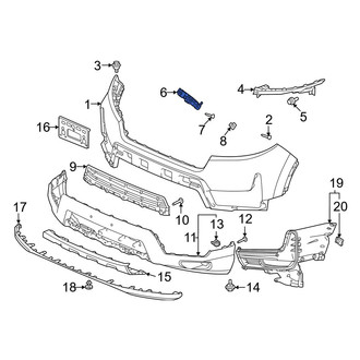 Honda OE - Right Bumper Cover Screw