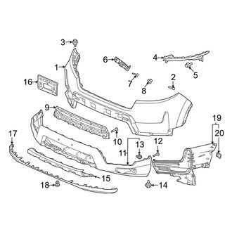 Honda OE - Front Bumper & Grille - Bumper & Components (Bumper Cover & Trim)