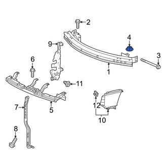 Honda OE - Bumper Impact Bar Nut