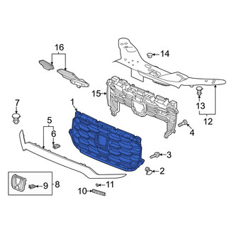 Honda OE - Front Lower Grille