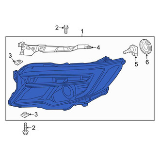 Honda OE - Front Right Headlight Assembly