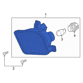 Honda OE - Front Left Turn Signal Light Assembly