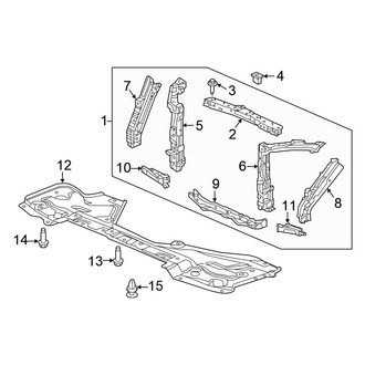 Honda OE - Radiator Support