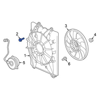Honda OE - Engine Cooling Fan Shroud Bolt
