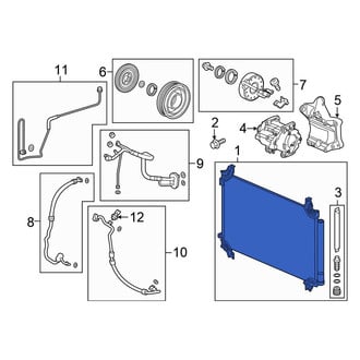 Honda OE - A/C Condenser