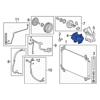 Honda OE - A/C Compressor