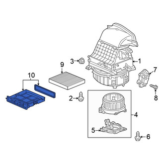 Honda OE - Cabin Air Filter Case