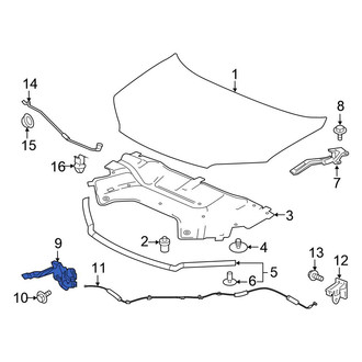 Honda OE - Front Hood Latch