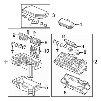 Honda OE - Electrical - Fuse & Relay (Engine Compartment)