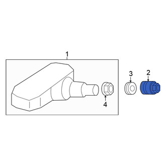 Honda OE - Tire Pressure Monitoring System (TPMS) Sensor Nut