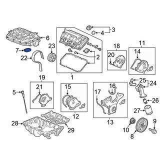 Honda OE - Left Lower Engine Intake Manifold Gasket