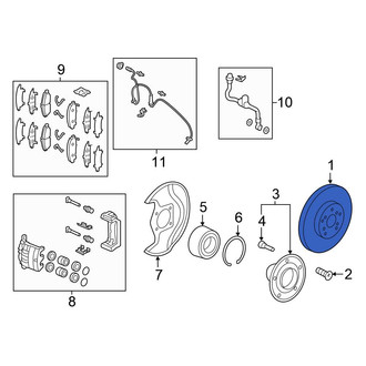 Honda OE - Front Disc Brake Rotor