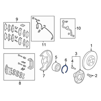 Honda OE - Wheel Bearing Snap Ring