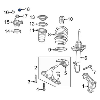 Honda OE - Suspension Strut Mount Cap