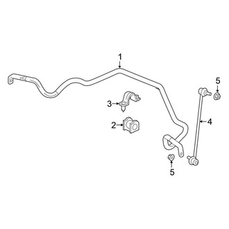 Honda OE - Front Suspension - Stabilizer Bar & Components