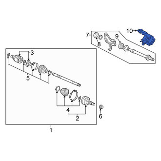 Honda OE - Front CV Joint Splash Shield