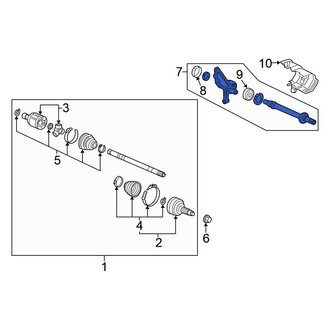 Honda OE - CV Intermediate Shaft