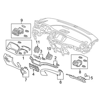 Honda OE - Instrument Panel Components