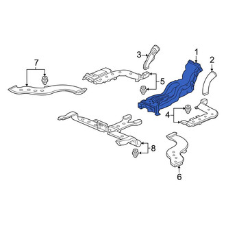 Honda OE - Center Instrument Panel Air Duct