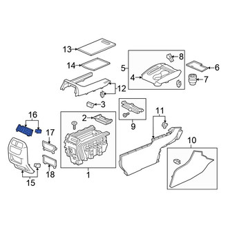 Honda OE - Console Air Vent