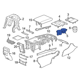 Honda OE - Console Cup Holder
