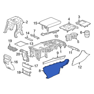 Honda OE - Center Right Console Panel
