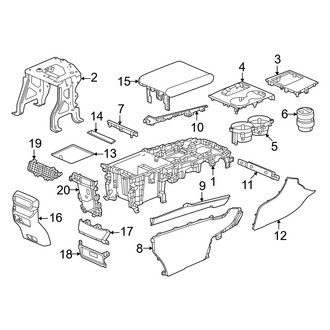 Honda OE - Center Console
