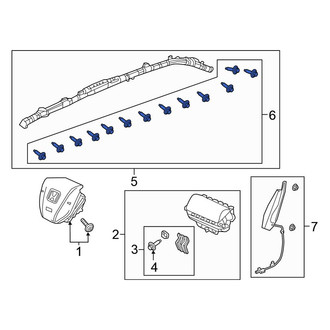 Honda OE - Curtain Air Bag Bolt