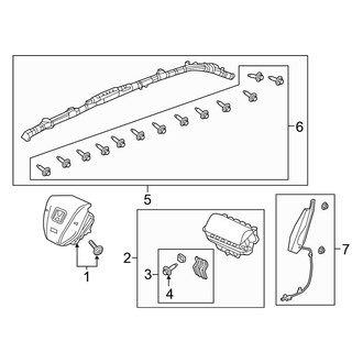 Honda OE - Restraint Systems - Air Bag Components (Air Bags)