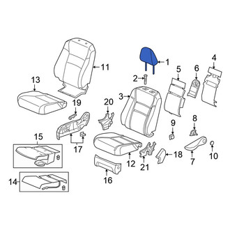 Honda OE - Front Left Headrest
