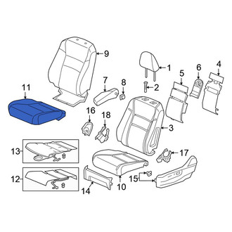 Honda OE - Front Left Seat Cover