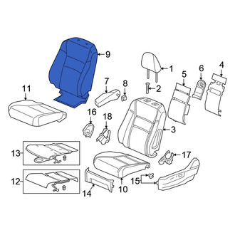 Honda OE - Front Right Seat Back Cushion Cover