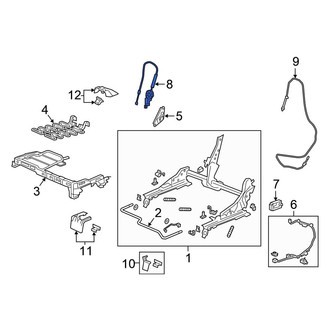 Honda OE - Center Left Folding Seat Release Cable
